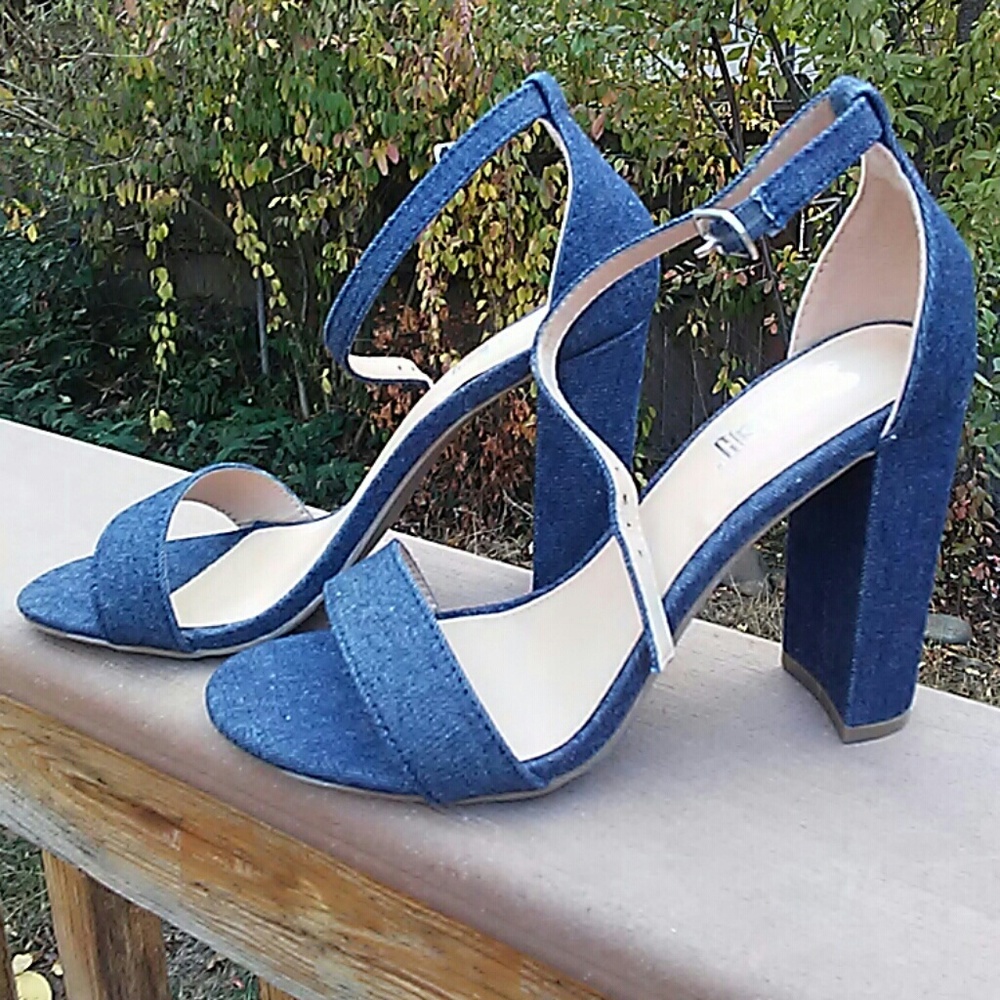 Denim Heels